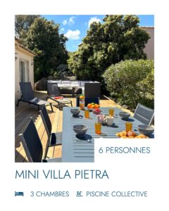 location villa corse santa giulia