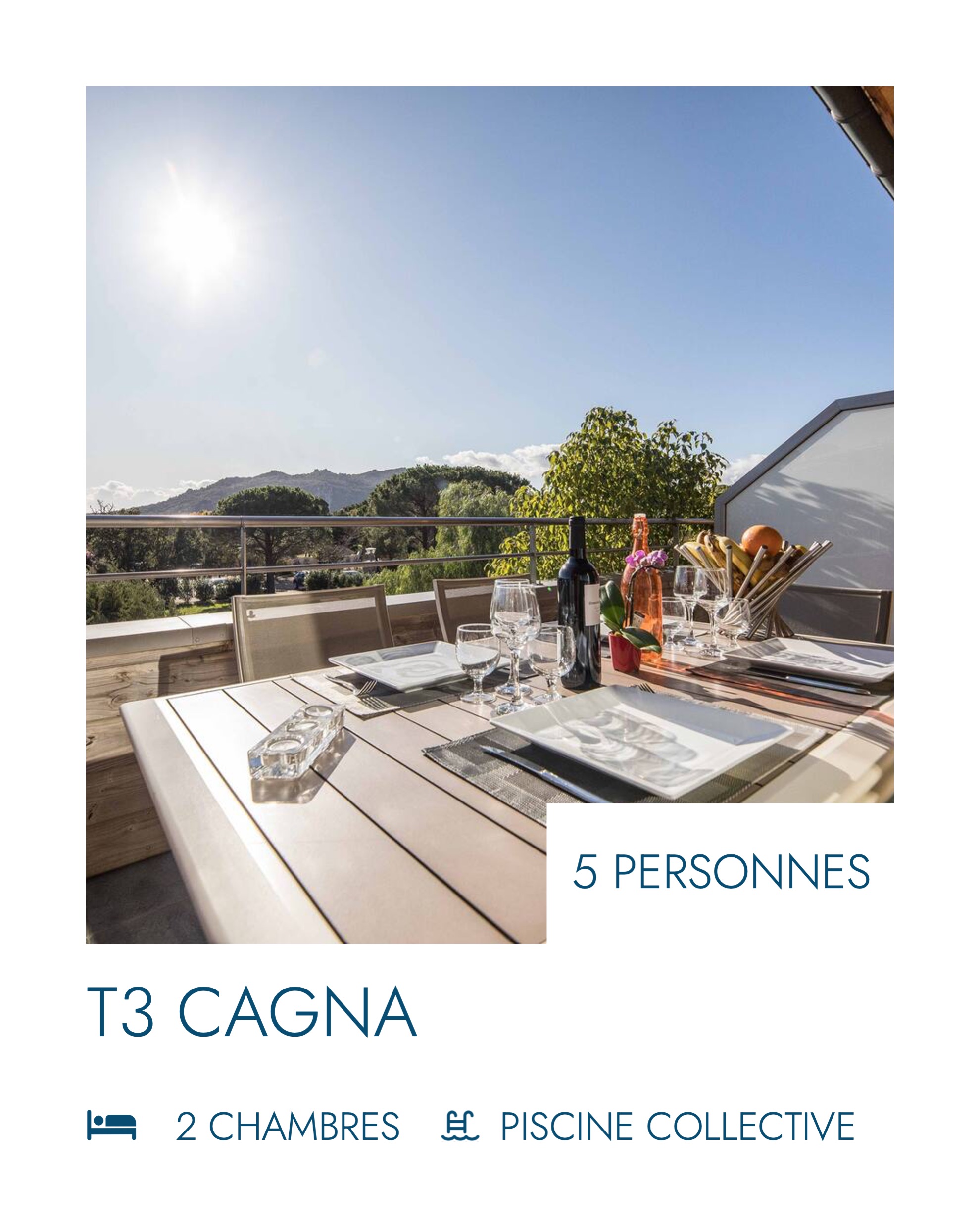 location appartement santa giulia corse