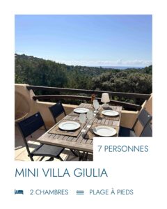 location villa santa giulia corse