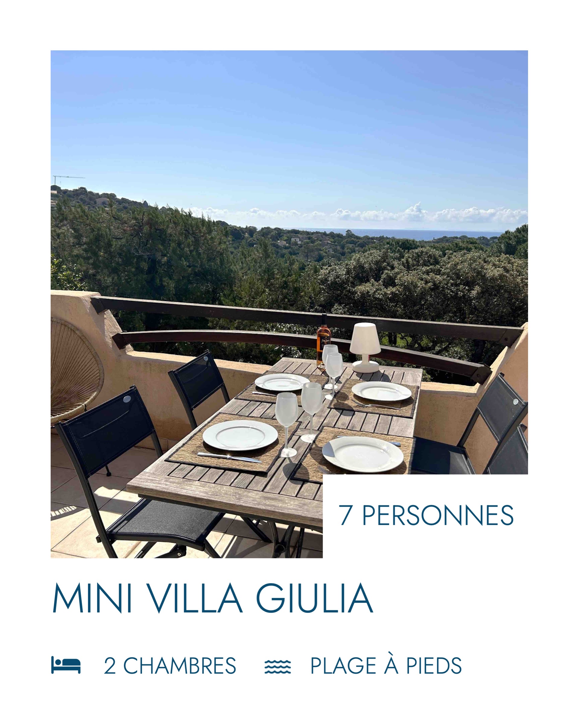 location villa santa giulia corse